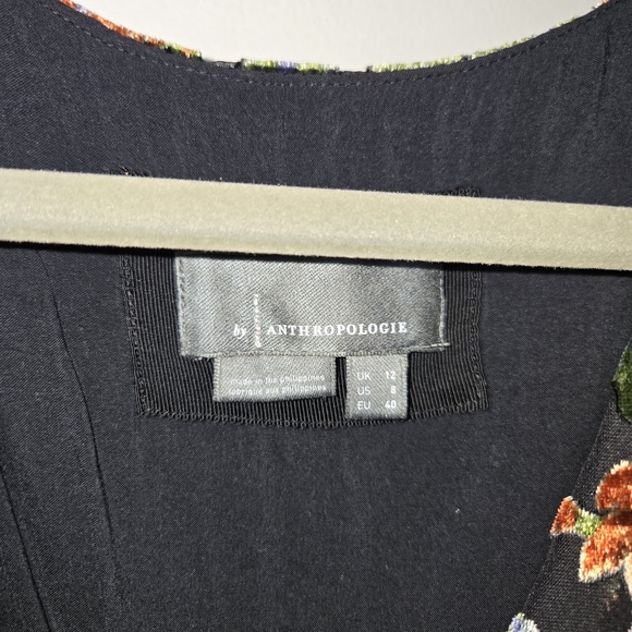 Anthropologie Multicolor Velvet Maxi Dress - Picture 7 of 7